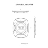 QUADLOCK ADAPTOR UNIVERSAL - Helmetking 頭盔王