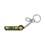 VR46 CLASSIC HEAD MULTICOLOUR METAL KEY RING